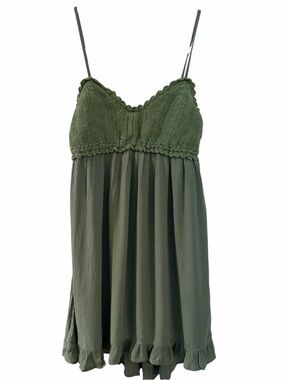 NWT Tilly’s RSQ Crochet Bodice Ruffle Hem Babydoll Dress - X Small